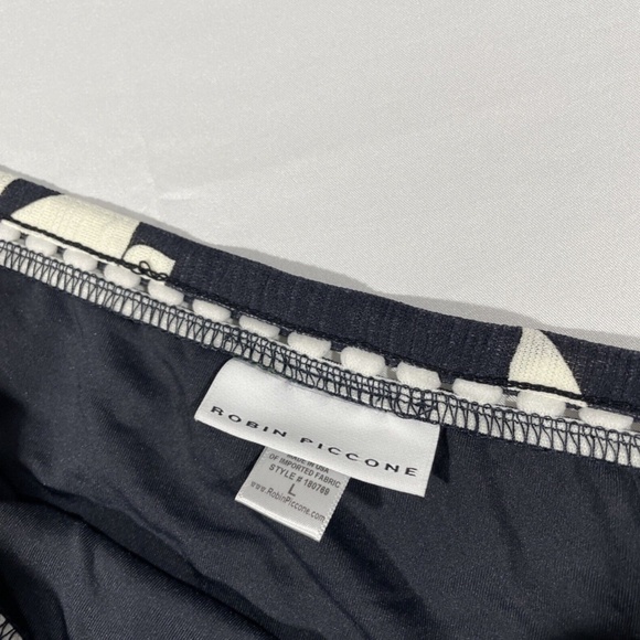 NEW Robin Piccone [ Large ] Elisa High Waist Bikini Bottom in Midnight Blue‎ - Picture 7 of 12